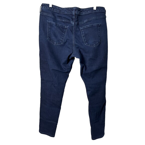 Universal Thread Jeans Jegging Dark Wash Mid Rise Stretch Blue Denim Women 16 - Picture 3 of 8